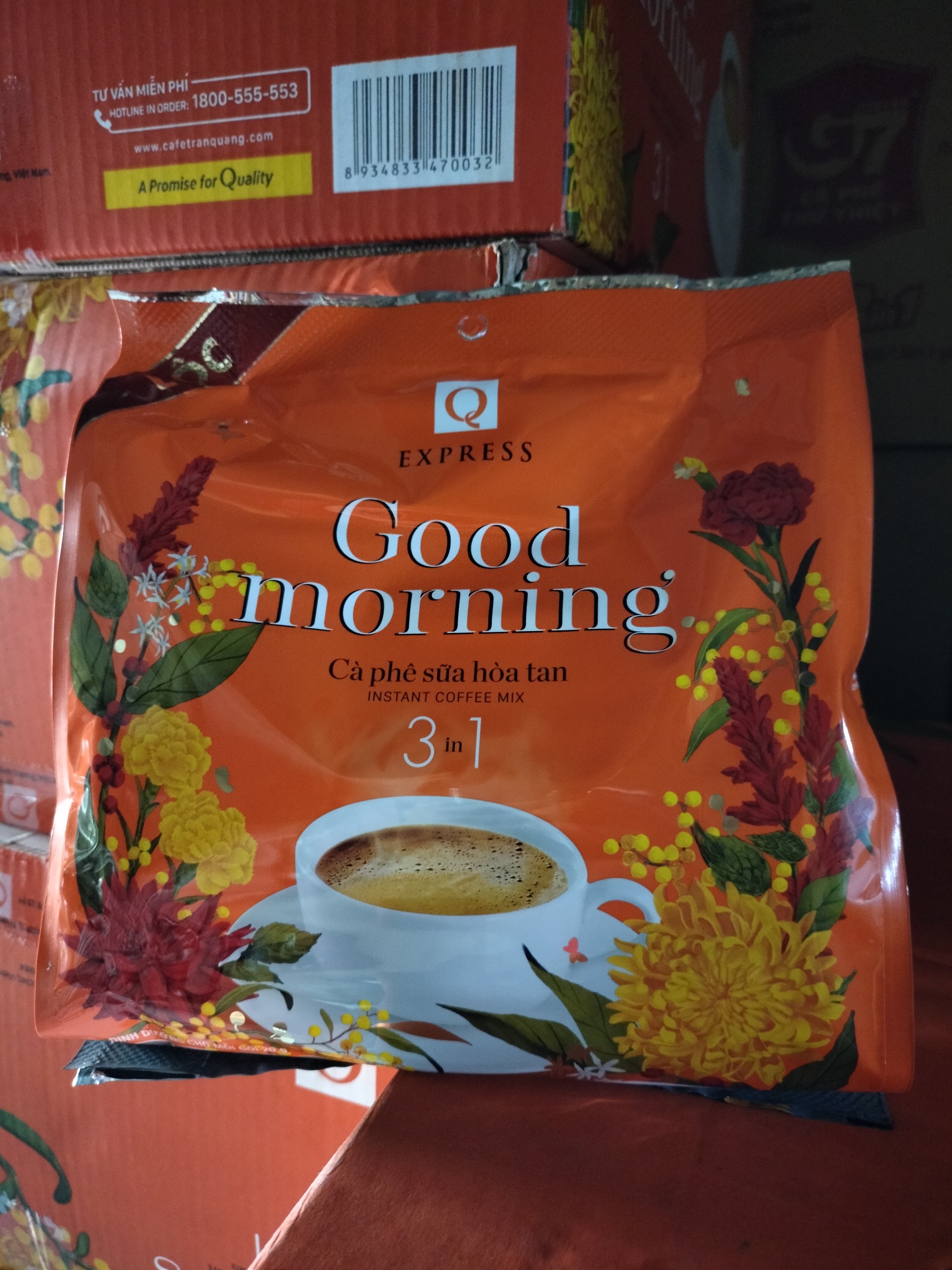 [HCM]Cà Phê Hòa Tan 3in1 Good Morning