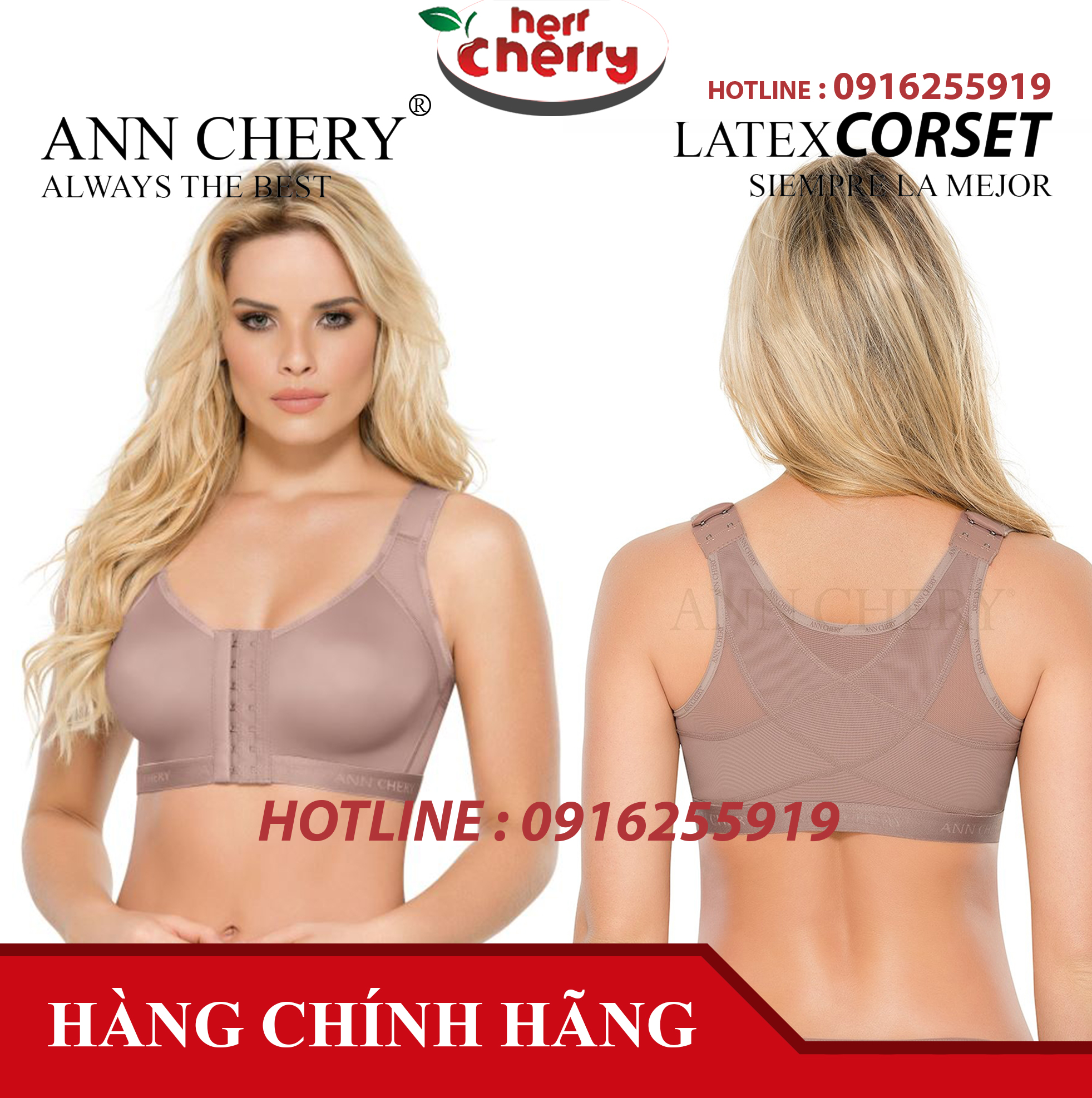 Áo định hình ngực Ann Chery 5130 Bộ đồ Body Suit ANN CHERY 5166 - gen định hình ngực sau thẩm mỹ, phẫu thuật và giảm cân
