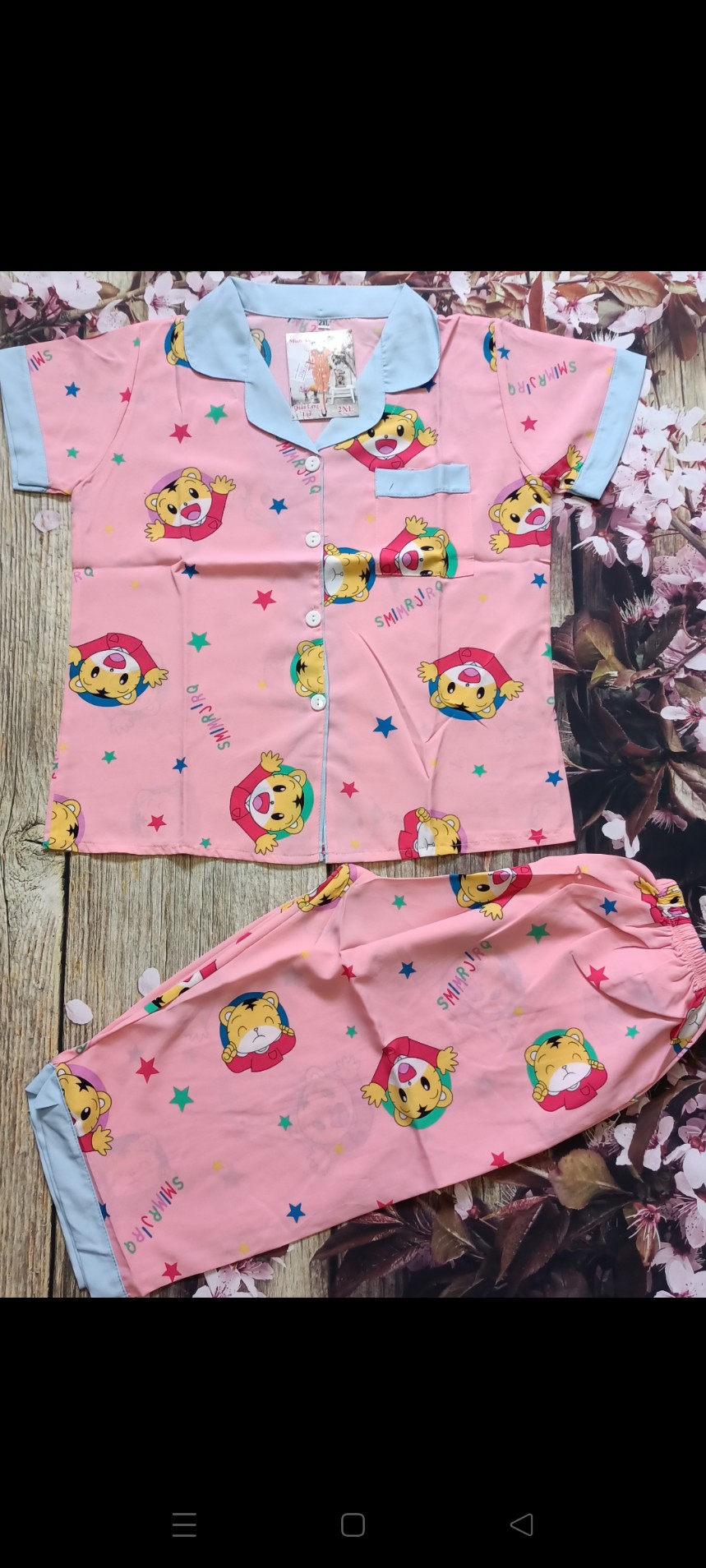 Bộ lửng pijama vải lụa siêu mát mùa hè