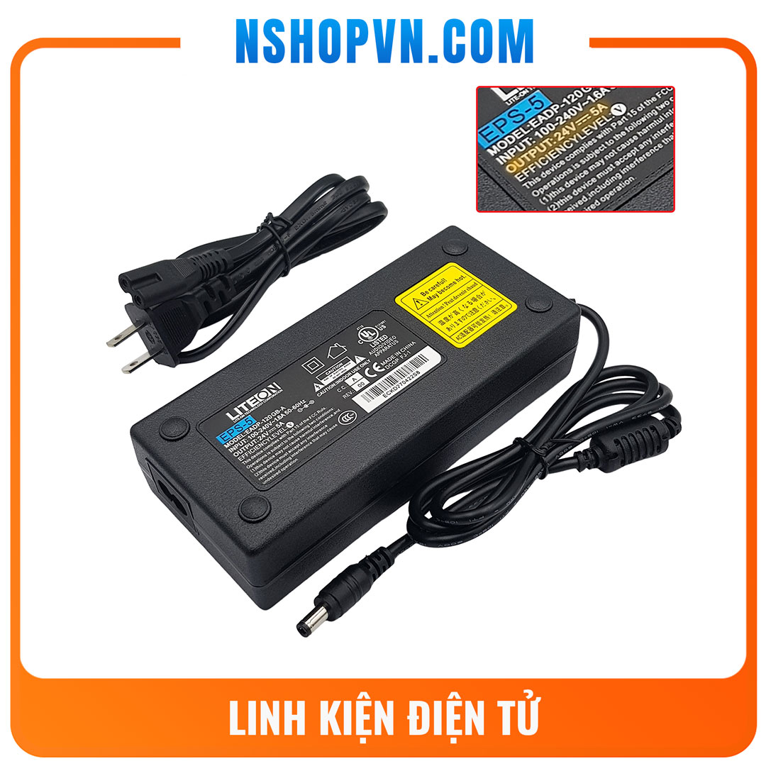 Nguồn adapter LITEON 24V 5A