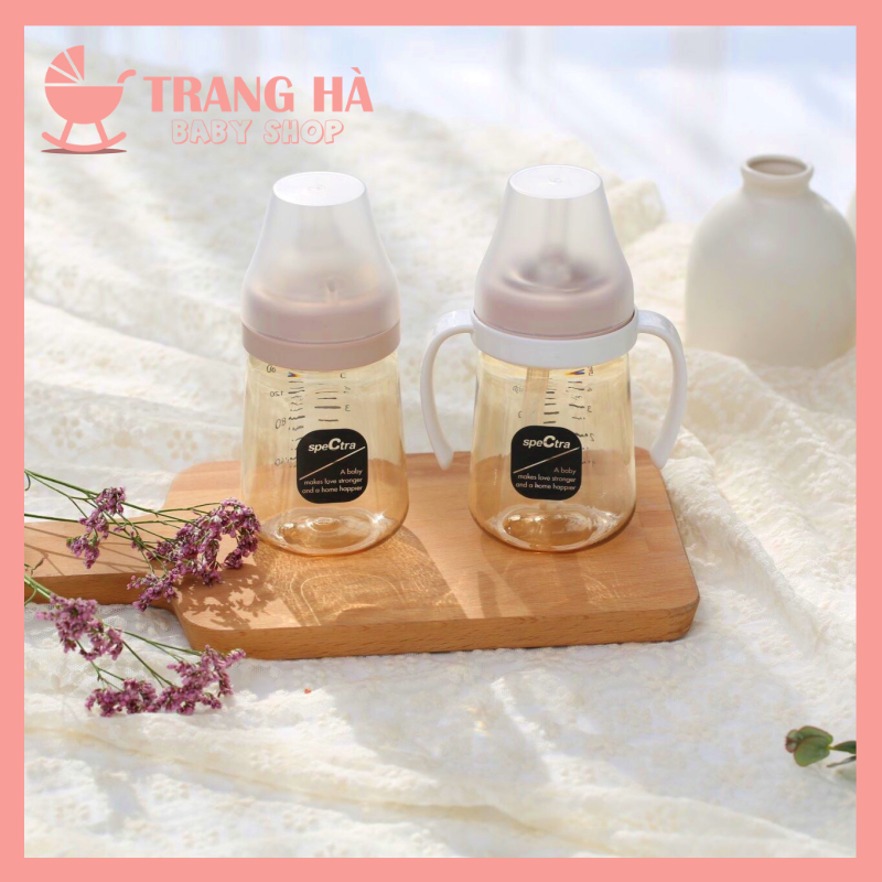 💘 𝑪𝑯𝑰́𝑵𝑯 𝑯𝑨̃𝑵𝑮💘 - Bình Spectra PPSU Hàn Quốc 160ml/260ml FULL Size Núm (0~3m/ 3~5m/ 5~7m/ >7m)
