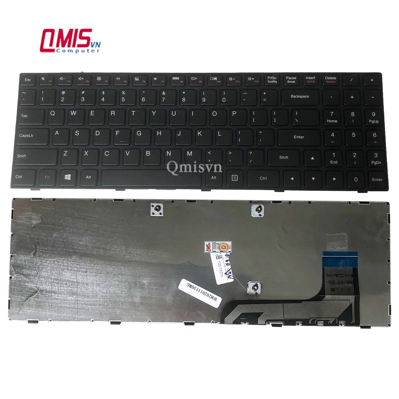 Bàn phím laptop lenovo ideapad 100-15iby, b50-10, 80mj – 100-15iby