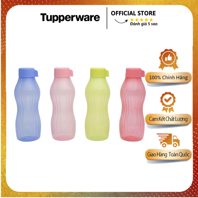 Bình Nước Tupperware Eco 880ml Bottle Freezerable Tạo Đá Trong Ngăn Đông - Tupperware Mall Chợ Lớn