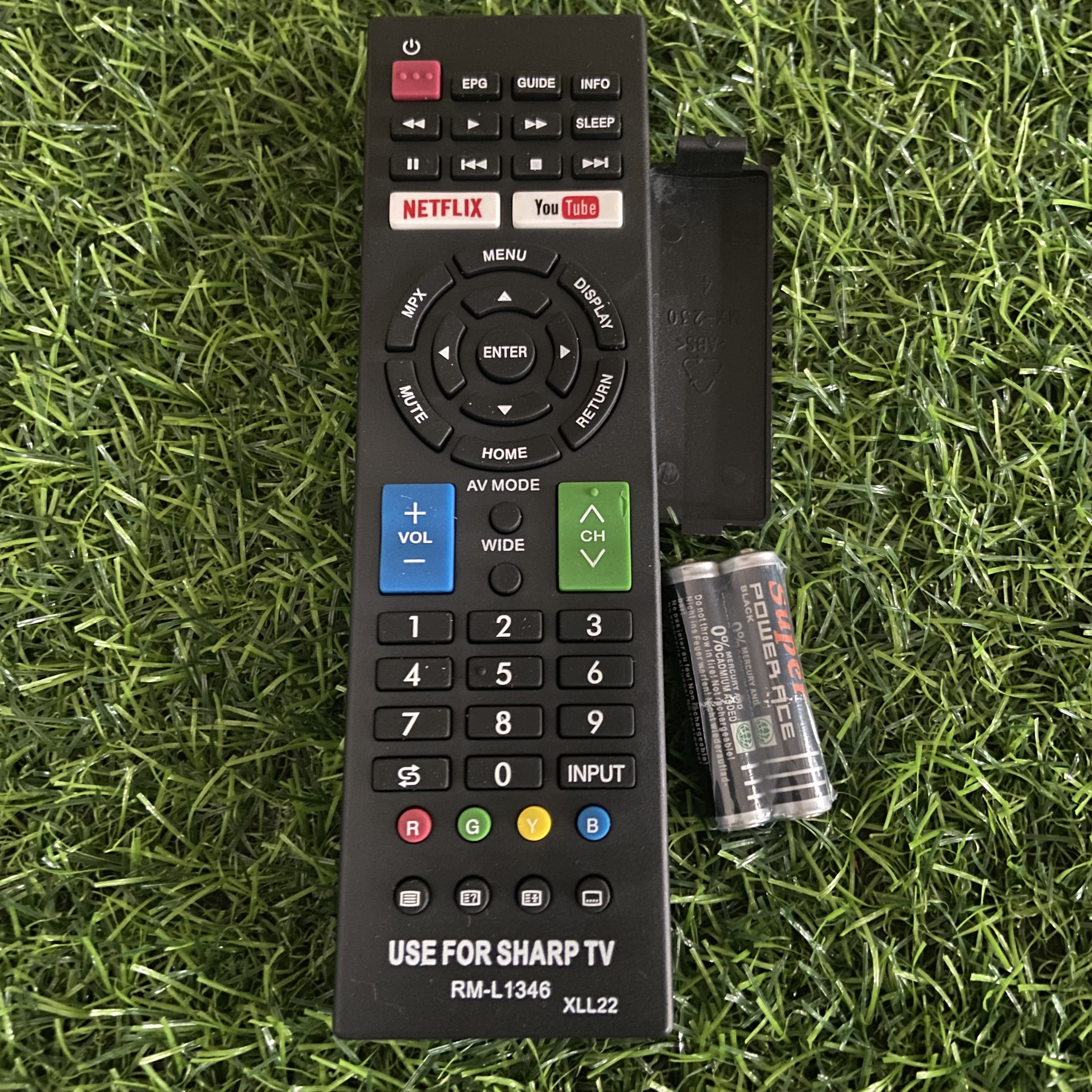 Remote điều khiển tivi sharp smart rm-l1346