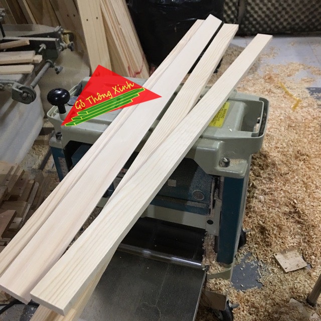 [HCM]Bó 4 cây gỗ thông đẹp dài 1m rộng 4cm dày 1.5cm làm khung sườn