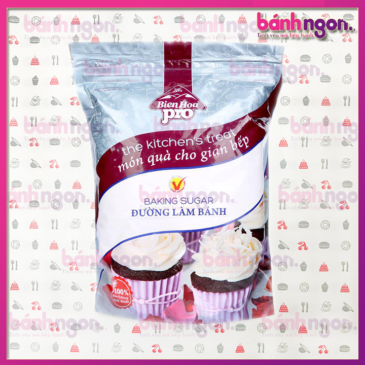 🍩🍩🍩đường bột /đường xay /đương mịn làm bánh biên hòa 1kg🍩🍩🍩
