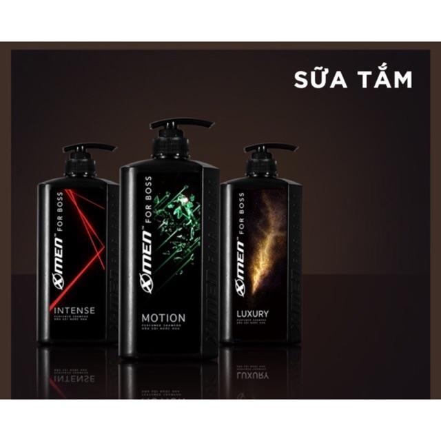 [HCM]Sữa Tắm Hương Nước Hoa X-Men For Boss 650g Hương Luxury/Motion/Intense