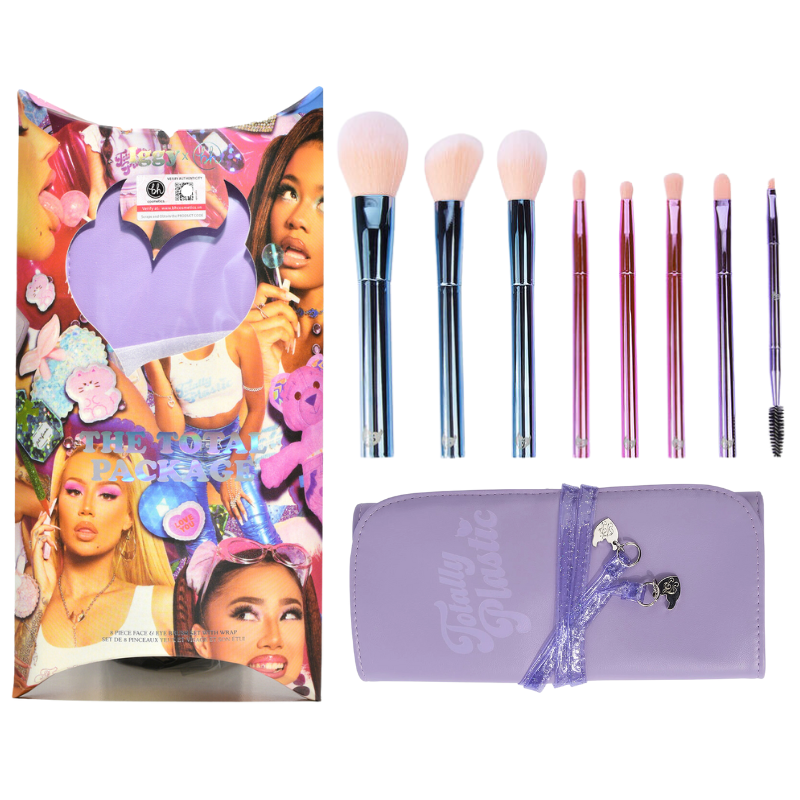 Bộ Cọ Trang Điểm 8 Cây Bh Cosmetics The Total Package With Wrap