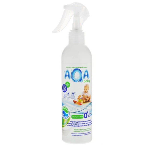 Xịt kháng khuẩn Aqua Baby 300ml hàng Nga