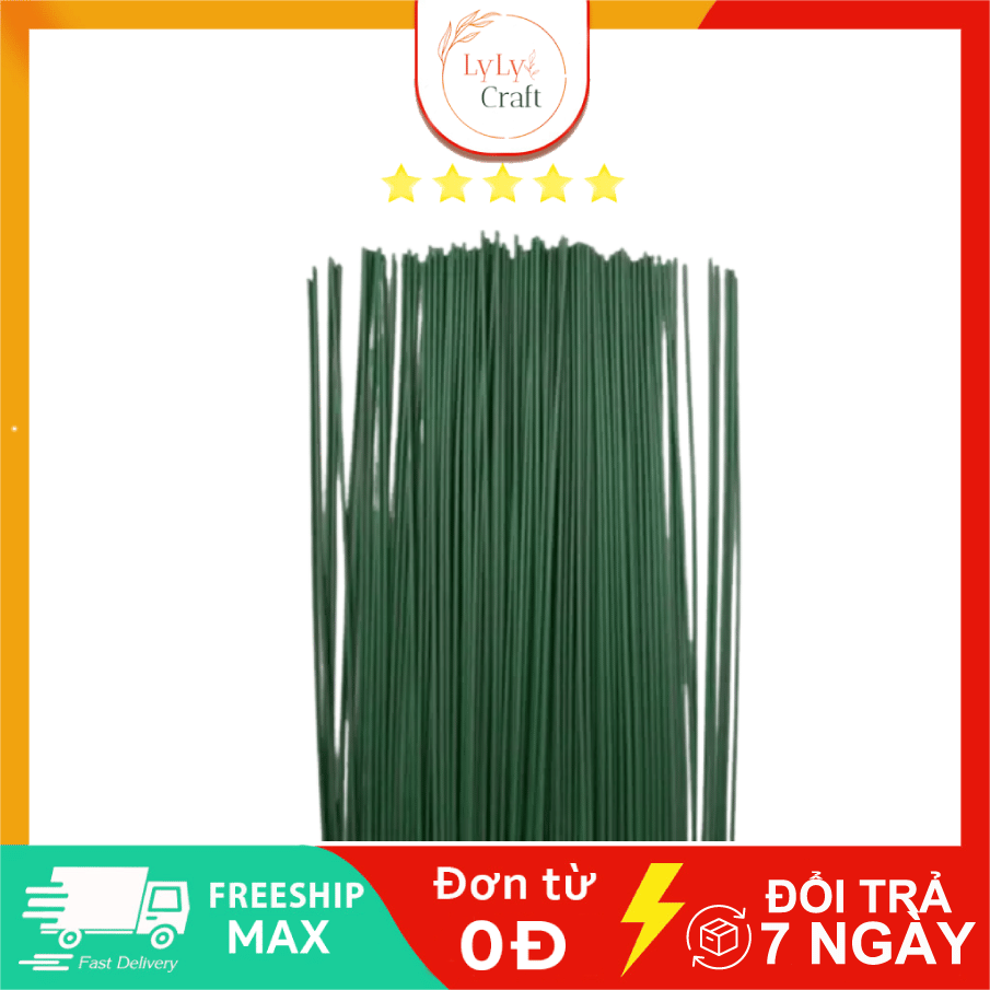 Combo 10 cành kẽm cắm hoa handmade