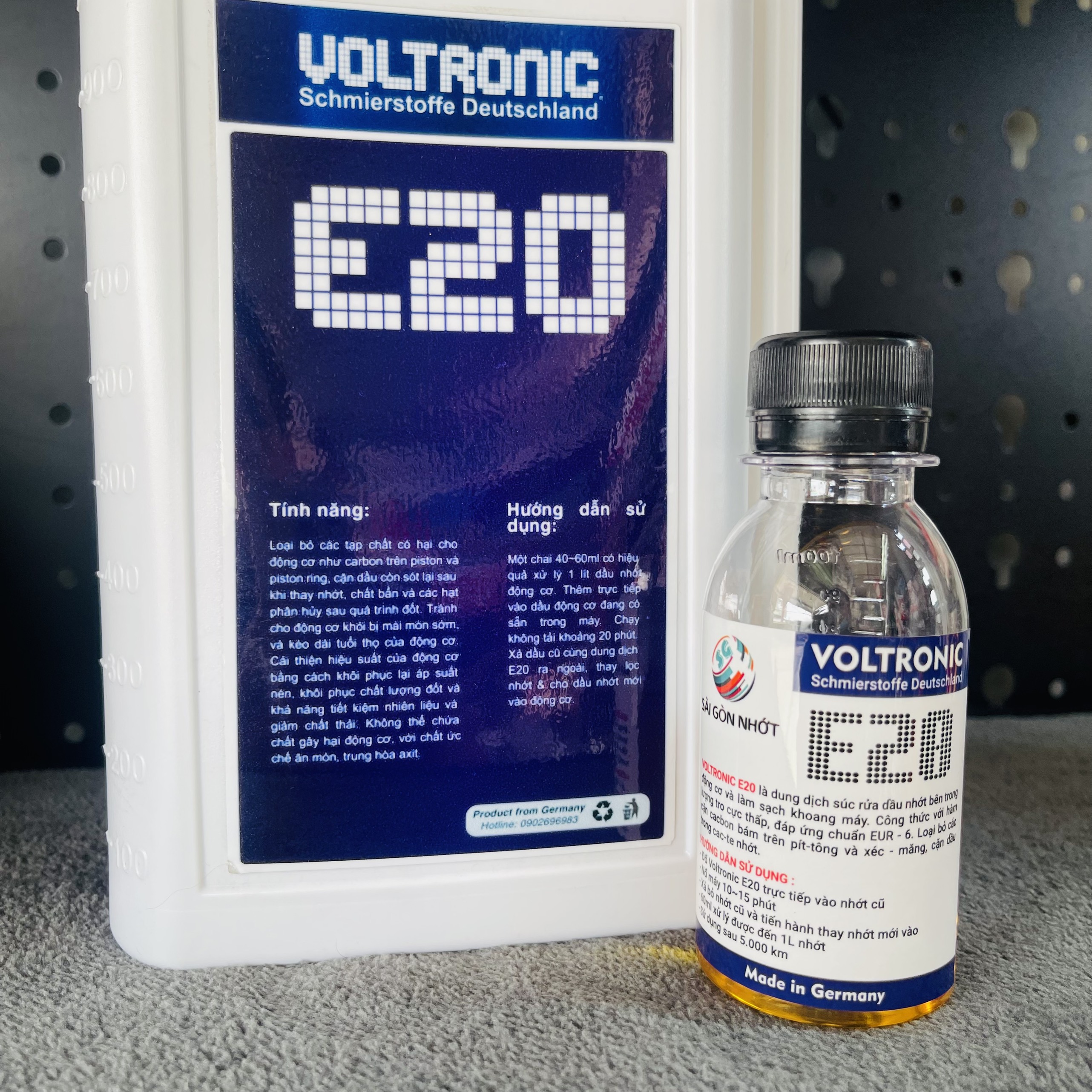 Dung dịch súc rửa động cơ voltronic e20 engine flush 1l