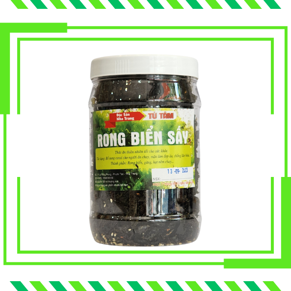 Rong biển sấy giòn ăn liền, hộp 100gr - cá cơm khô nha trang