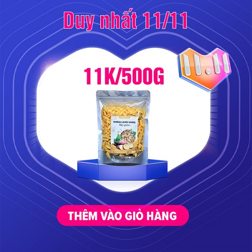 500gr khoai lang vàng sấy giòn loại 1
