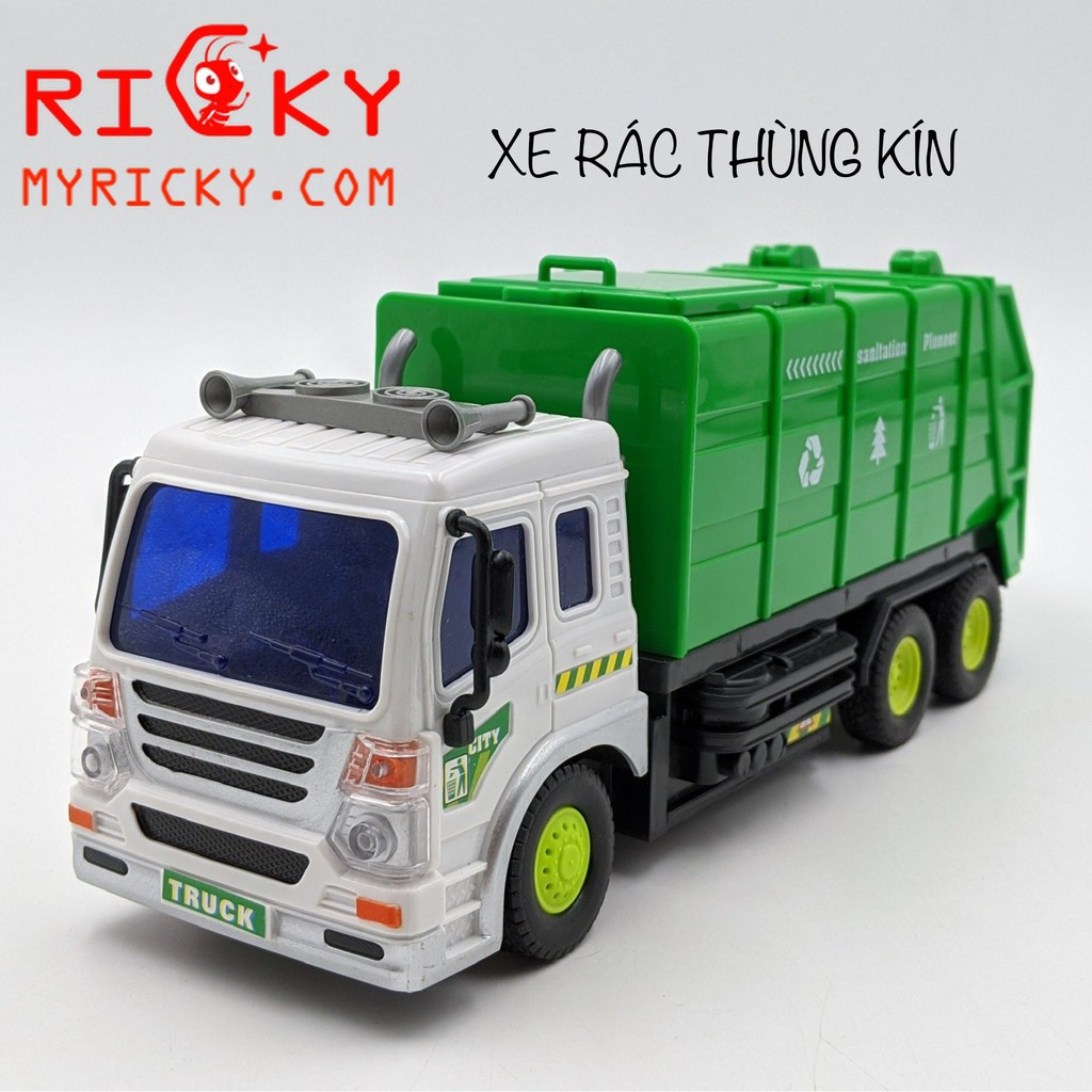 Bộ xe Rác, công trinh điều khiển có đèn nhiều mẫu