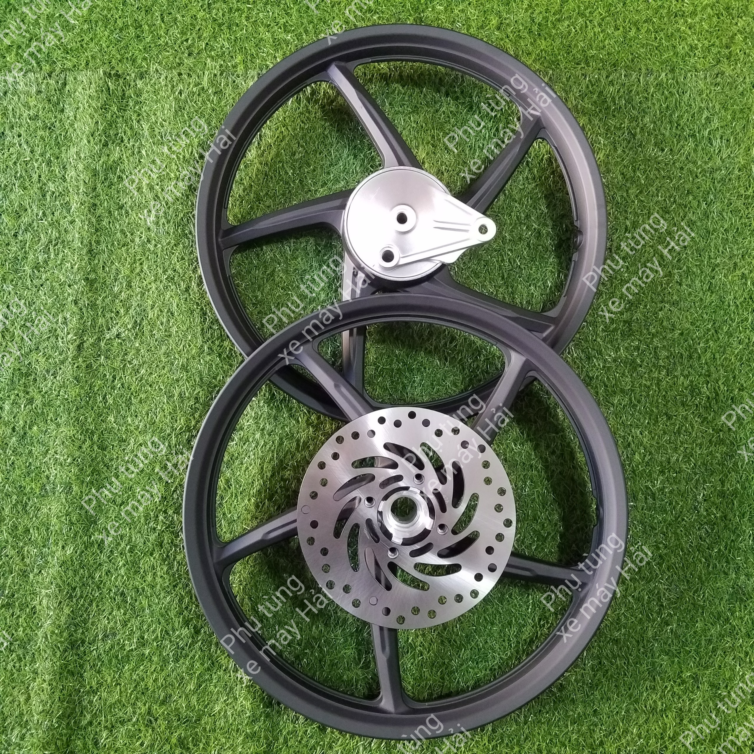Bánh mâm 5 Cây giả ZIN chữ HONDA lắp các dòng WAVE S110 RSX 110 như ZIN không cần chế HTH1140 MSP 2043