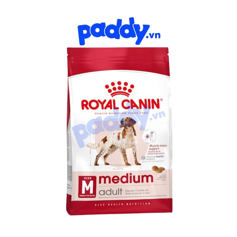 Hạt Cho Chó Trưởng Thành Size Vừa Royal Canin Medium Adult