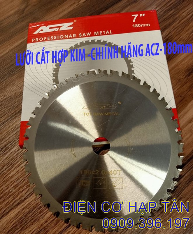 Lưỡi cắt sắt hợp kim acz - 180mm
