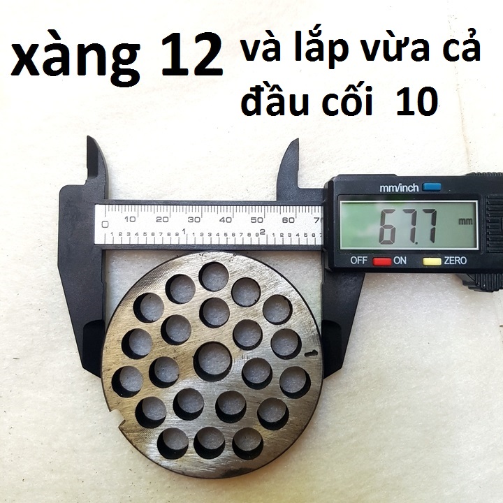 Phụ kiện máy xay thịt Đài Loan, mặt lưới , mặt sàng máy xay thịt