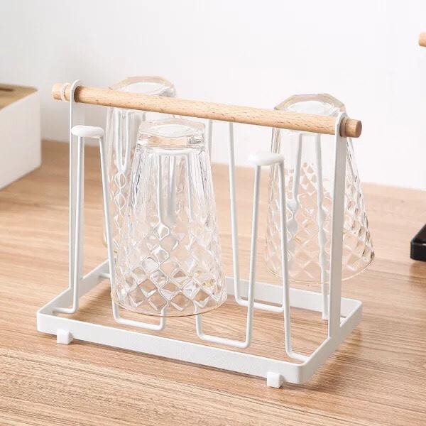 Khay Úp Cốc, Úp Ly, Giá Úp Cốc Thanh Gỗ