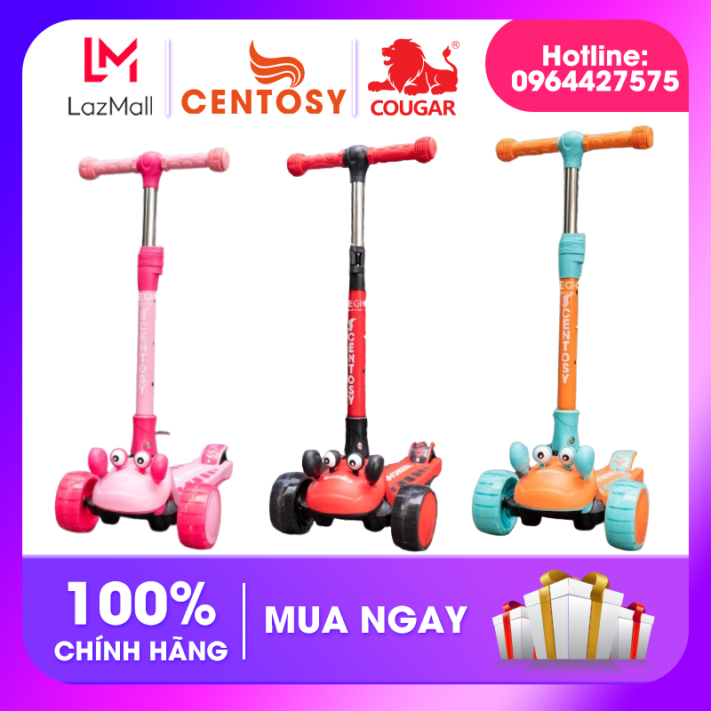Xe Trượt Scooter XT-306 - Xe trượt scooter có nhạc có đèn phát sáng, gấp gon tiện lợi