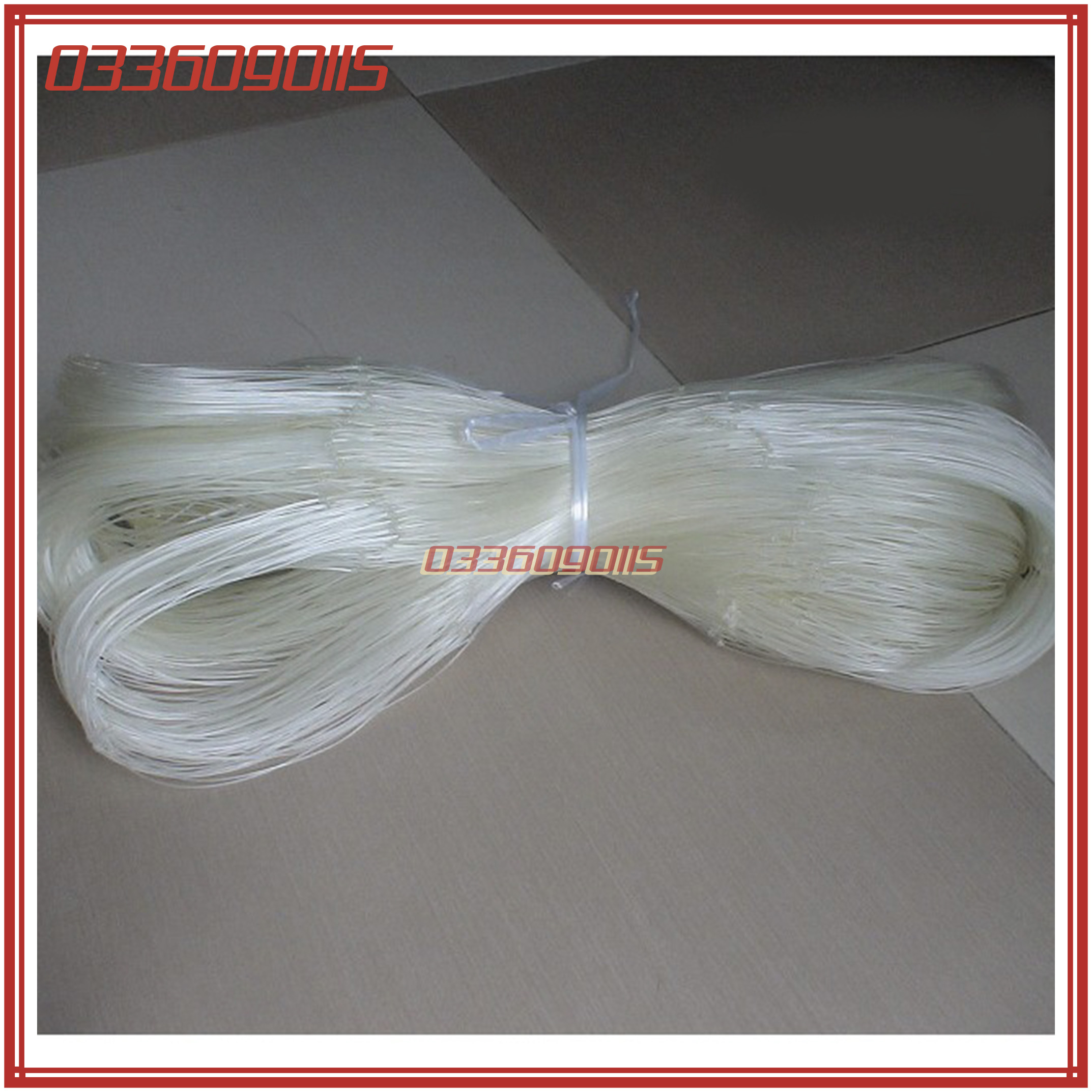 100m Lưới cước trắng làm giàn cho cây leo kích thước 1.8 x 100m