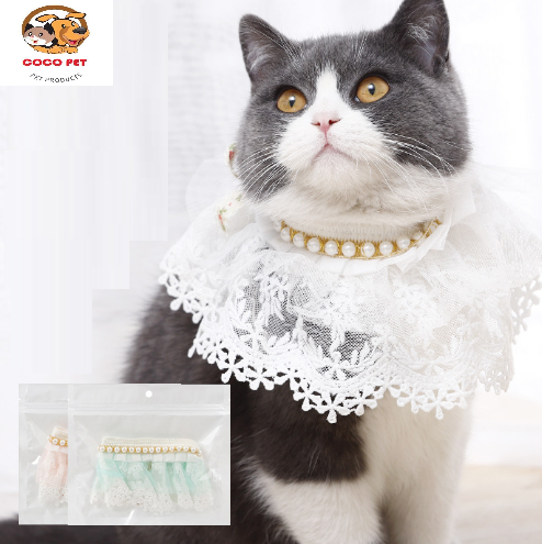 Yếm đeo cổ siêu xinh cho chó mèo giúp không làm ướt cổ gây lạnh cho các bé