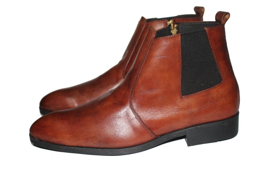 Giày boot nam da bò thật. mã số: b190. bảo hành 12 tháng