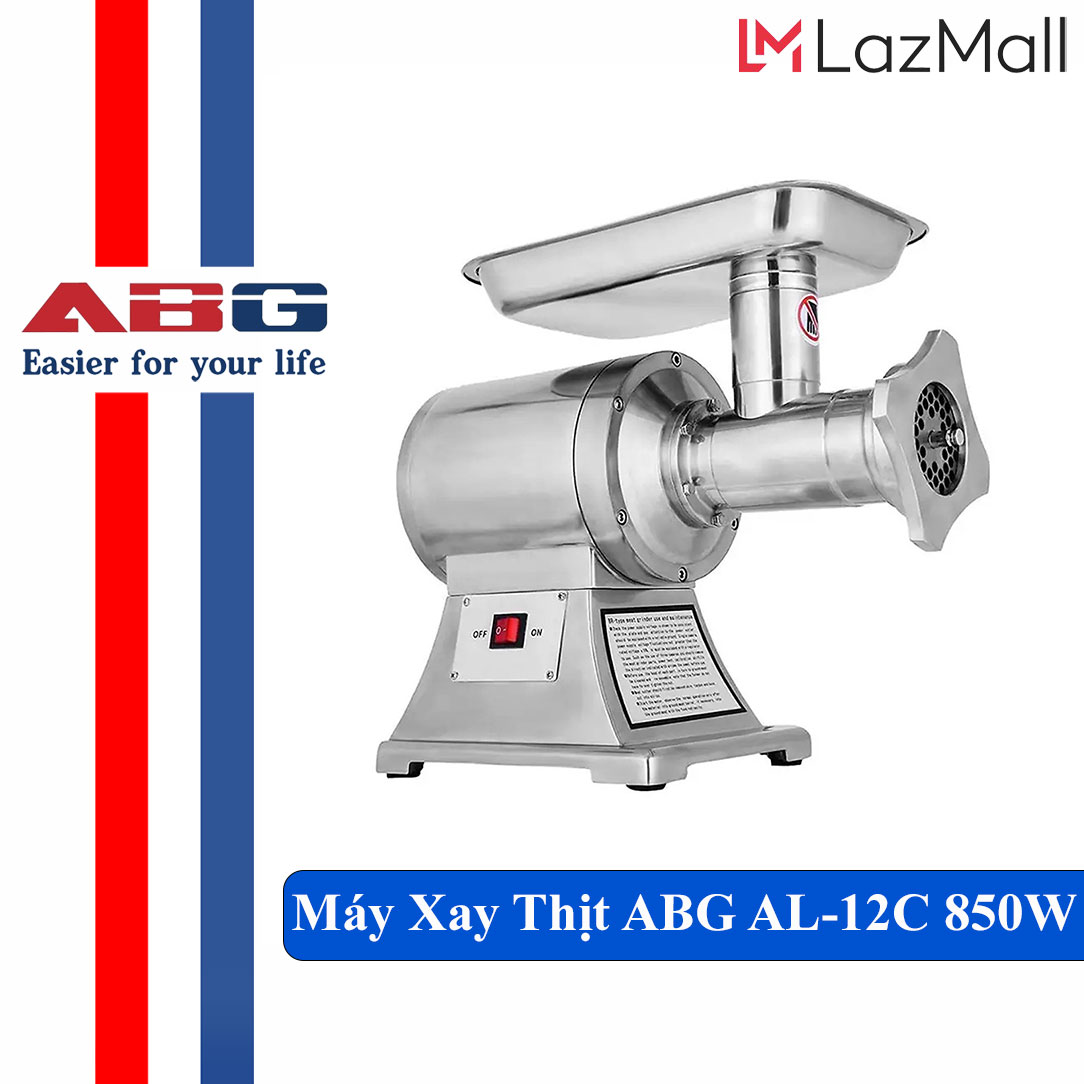Máy xay thịt abg al-12c có thể xay đa thực phẩm đảm bảo an toàn thực phẩm