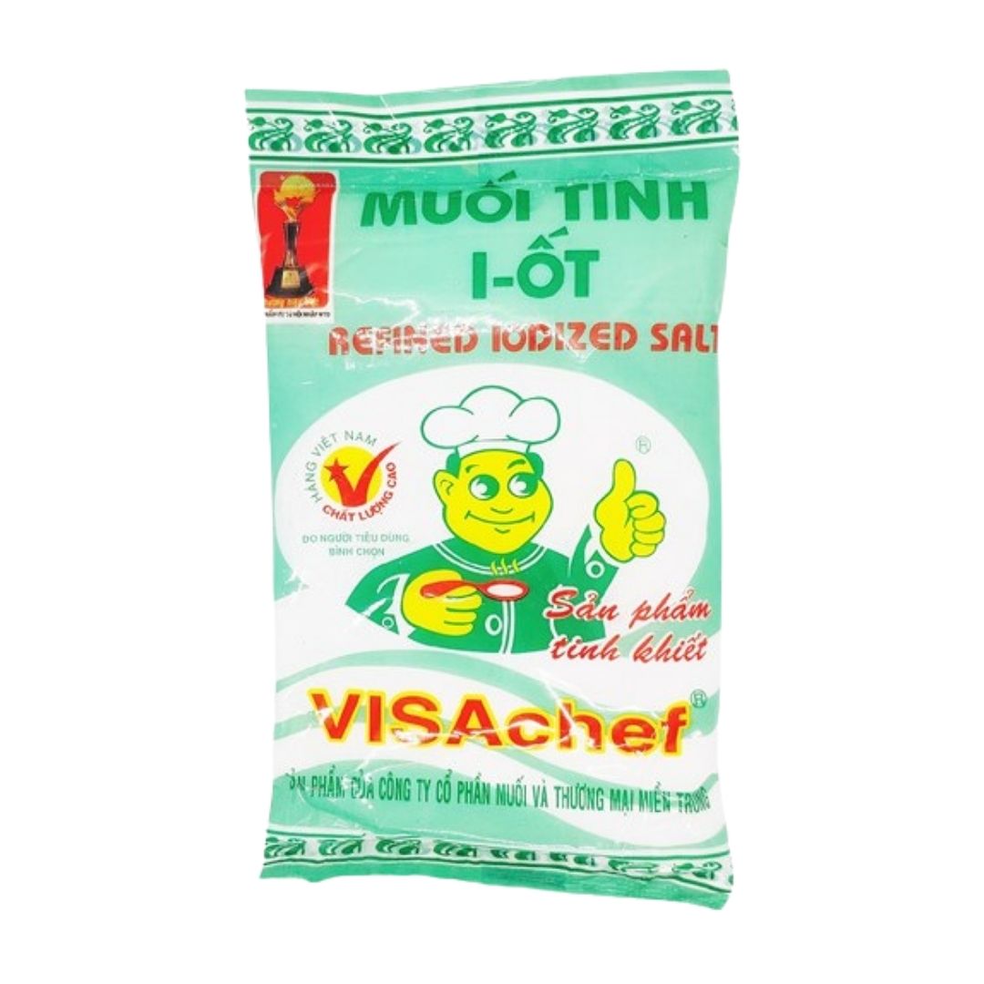 Muối tinh i-ốt visachef - 200g
