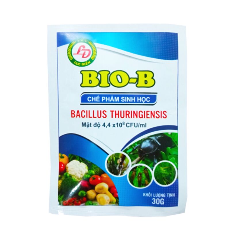 Chế phẩm sinh học Bio-B phòng trừ sâu, nhện đỏ, bọ trĩ, sùng đất sinh học, chế phẩm vi sinh BIO-B 30g - Divi Store