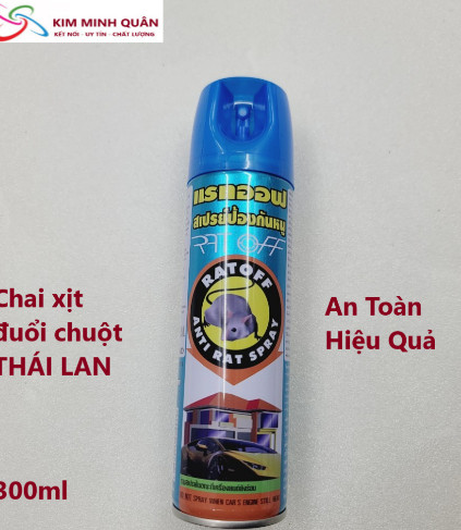 Chai Xịt Đuổi Chuột Nhập Khẩu Thái Lan - RAT OFF ANTI RAT SPRAY 300ml