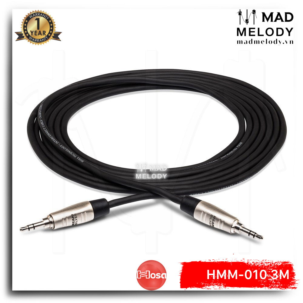 Hosa pro stereo interconnect hmm-010