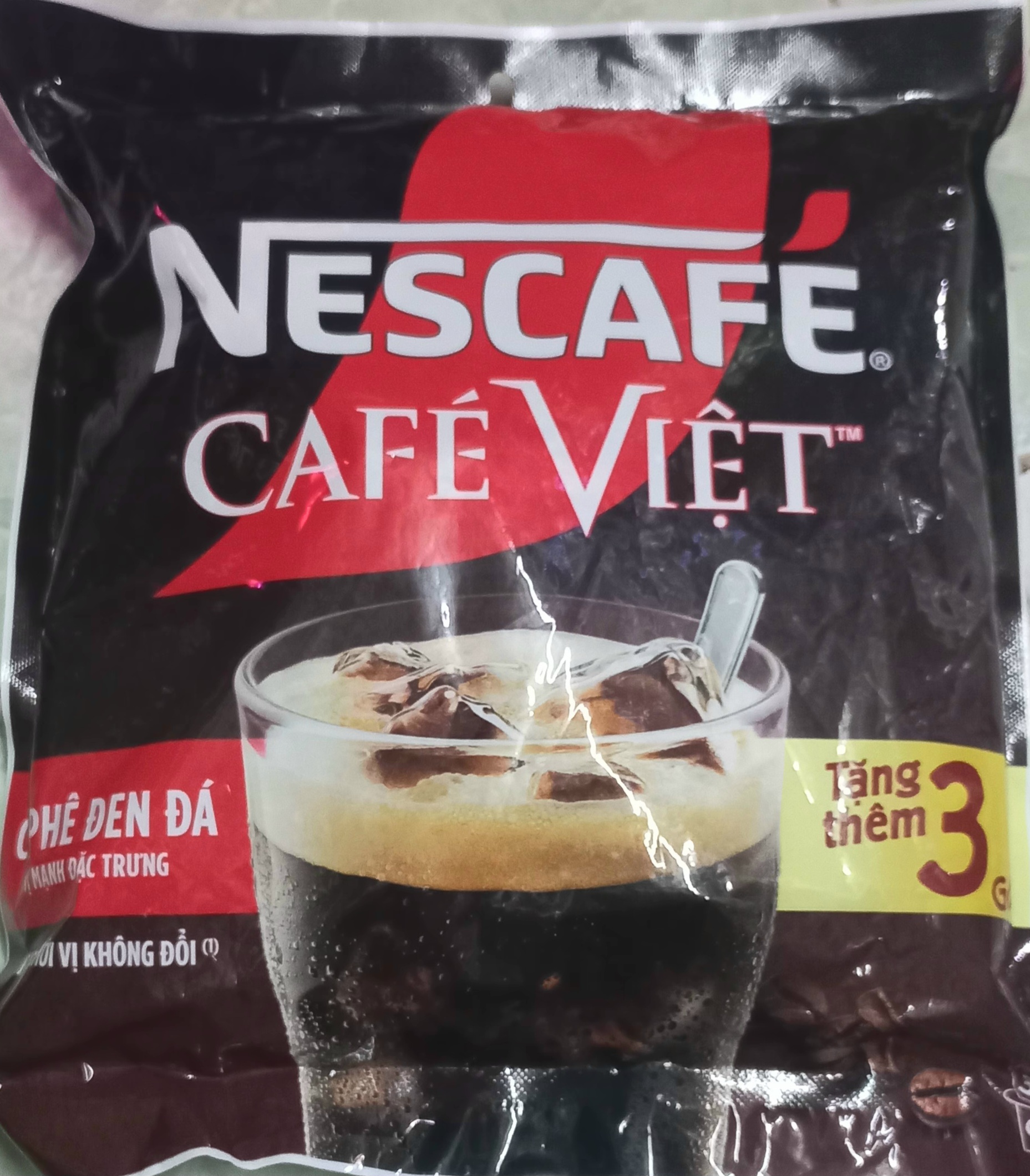 Cafe đen đá việt nescafe 500g 38 gói tặng 3 gói