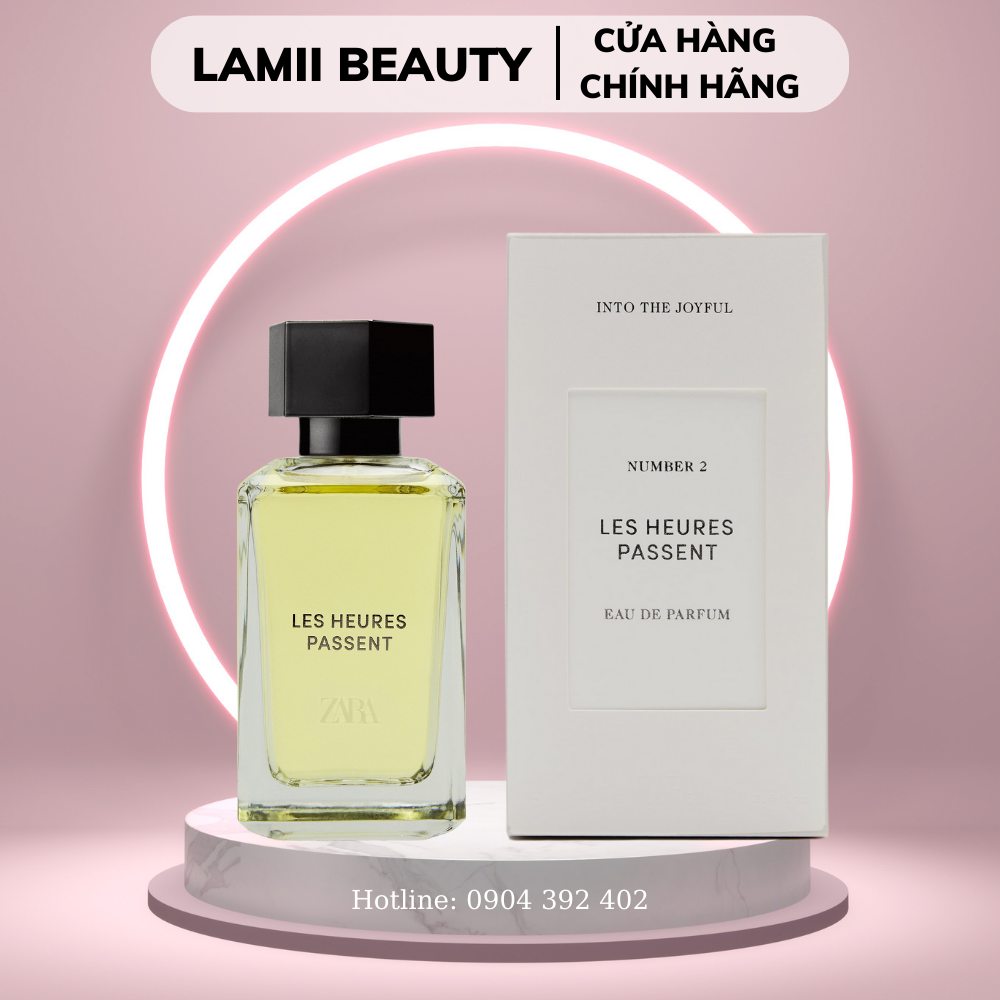 Nước hoa zara les heures passent edp 30ml/100ml - lamii beauty