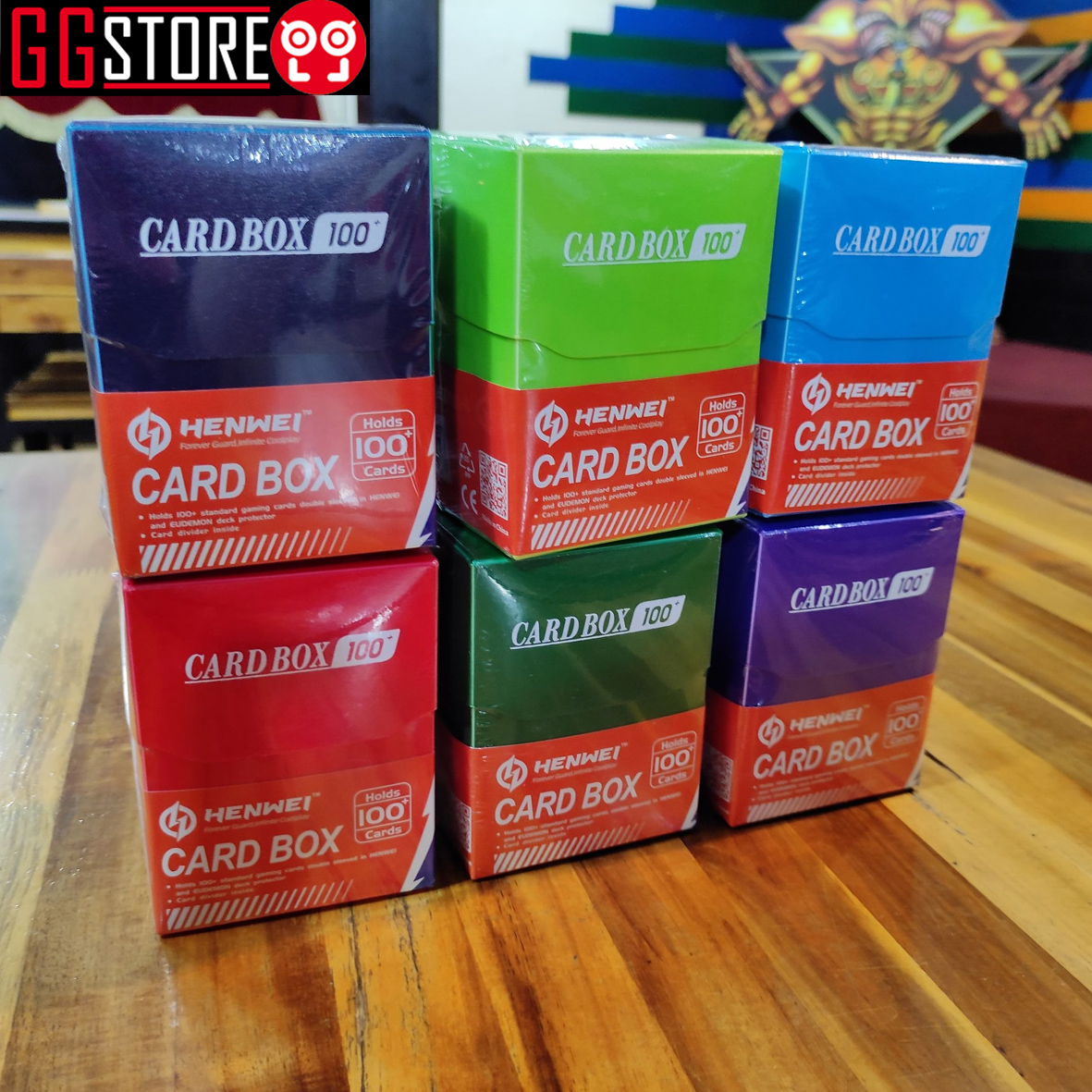 Hộp Đựng Thẻ Bài Card Game Yugioh , Boardgame , MTG , Vanguard Henwei Kích Cỡ 100+