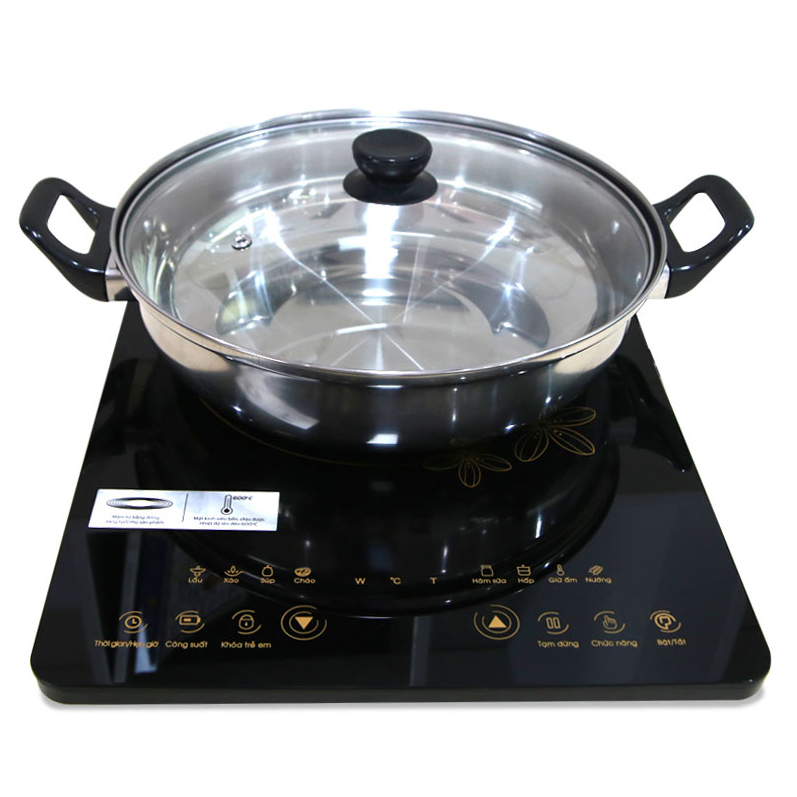 Bếp điện từ cảm ứng sunhouse SHD6800 kèm nồi lẩu