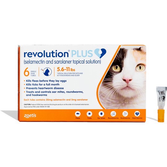 Nhỏ gáy trị rận Revolution Plus cho mèo