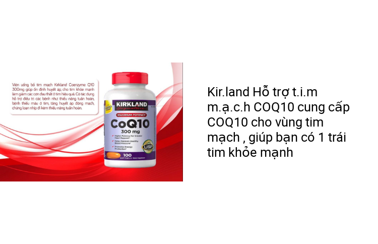 kir.land hỗ trợ t.i.m m.ạ.ch coq10 300mg 100 viên - vitamin 2000 1