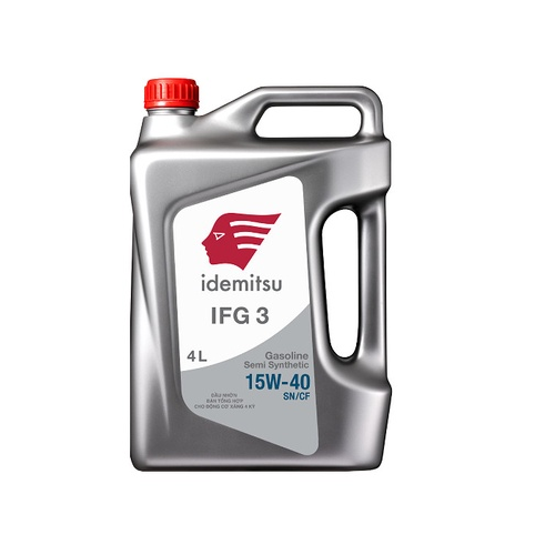 Dầu động cơ xăng idemitsu sn/cf 15w40 4l