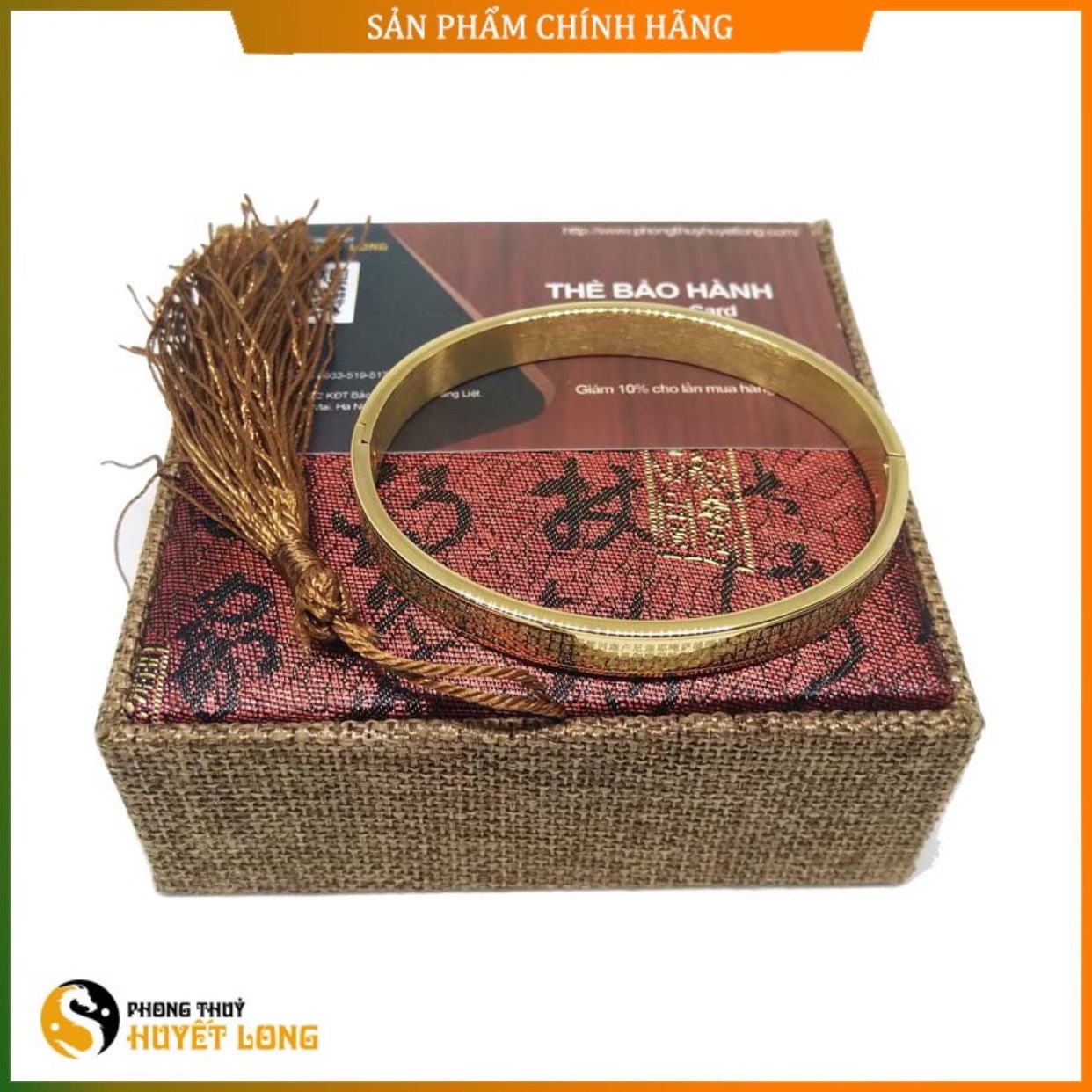 [Tặng Hộp Gỗ] Vòng Tay Chú Đại Bi - Vòng Đeo Tay Khắc Chữ - Vòng Tay May Mắn