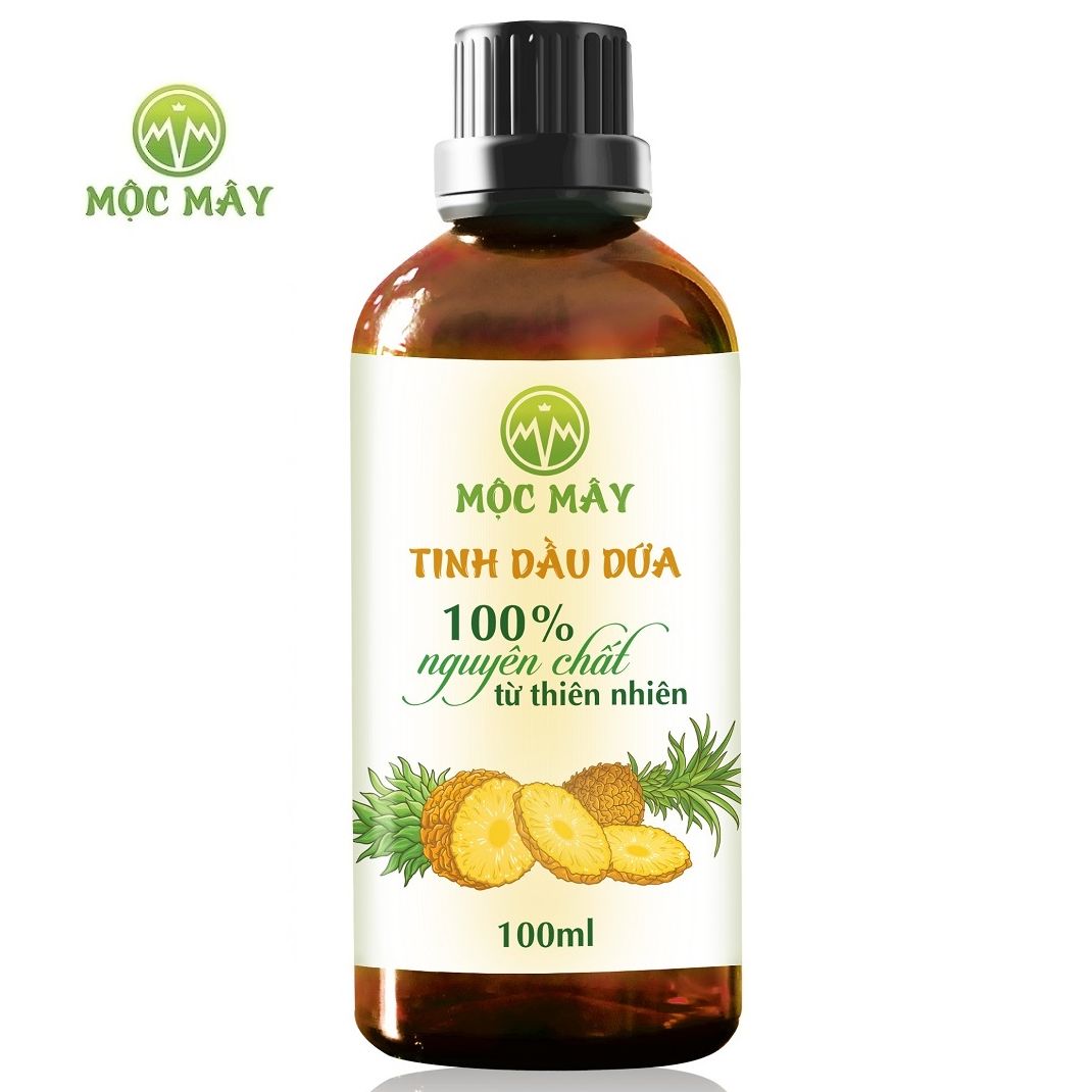  Tinh dầu hương dứa  khóm thơm  nguyên chất Mộc Mây - tinh dầu nguyên chất từ thiên nhiên xông phòng thơm phòng thư giản đuổi muỗi 