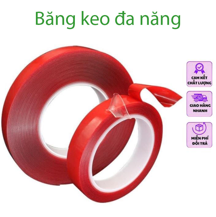 Băng Dính Đỏ, Keo Trong Dán Đế Móng - băng keo dán nail Chất Lượng, Giá Tốt, Băng keo đỏ dán móng mẫu , nail box cuộn 10m