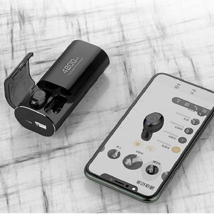 Tai Nghe Bluetooth F9 S 11 Tai Nghe Không Dây S11 Công Nghệ Bluetooth 5.0 Kén Sạc 4800 Mah Kiêm Sạc Dự Phòng Chống Thấm Nước Chống Bụi, Tai Nghe Không Dây Nghe Nhạc 4 - 6h Liên Tục, Dùng Cho Mọi Điện Thoại