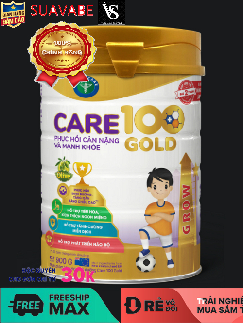 Sữa bột care 100 gold 900g