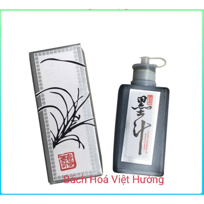 Mực tàu viết thư pháp 100ml , mực dùng cho bật mực, mực bật tim tường tim cột