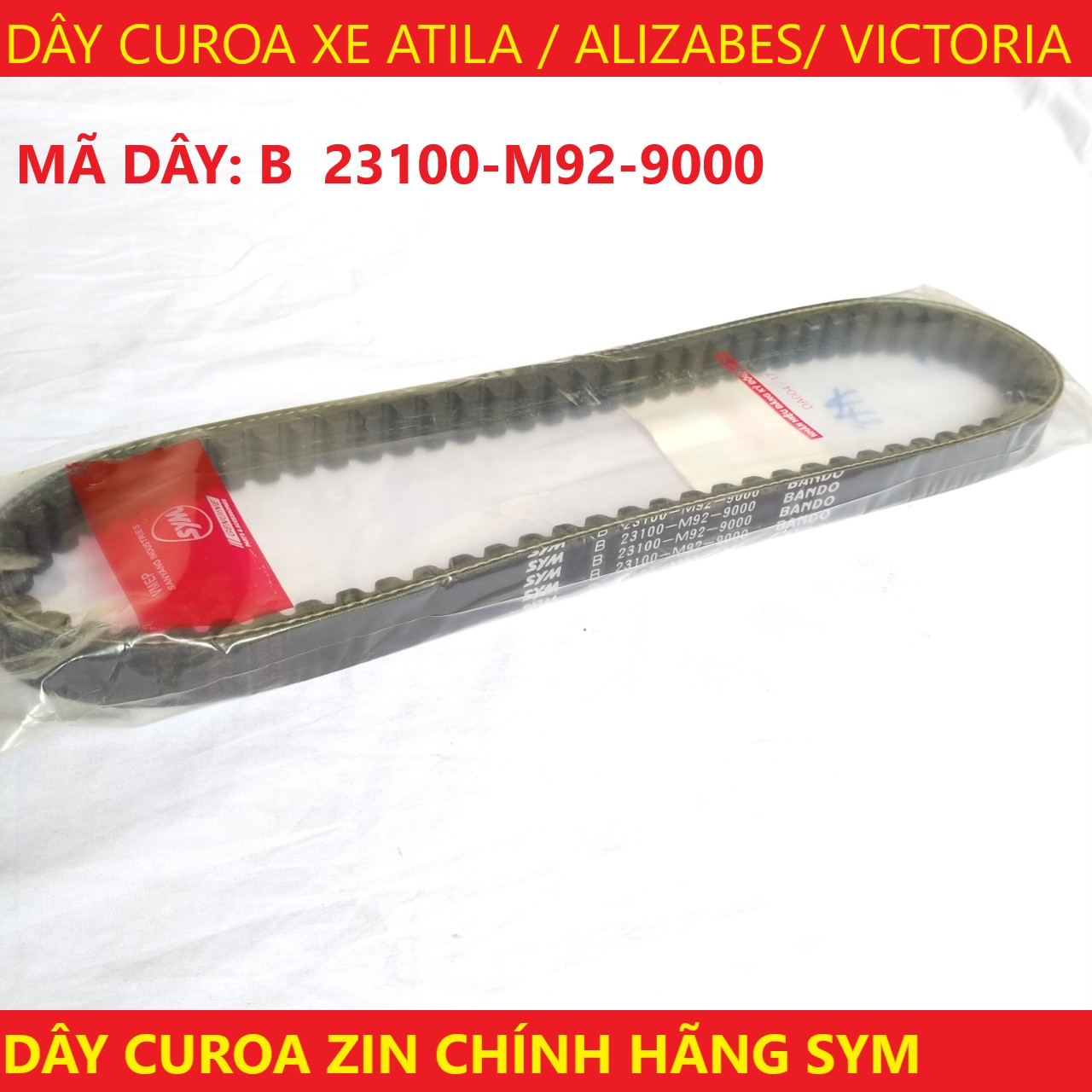Dây curoa Atila zin hãng. Dây đai Atila zin hãng