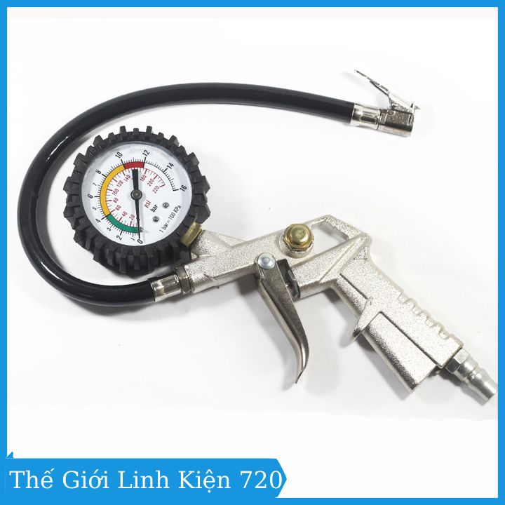 Tay bơm lốp xe 220 psi
