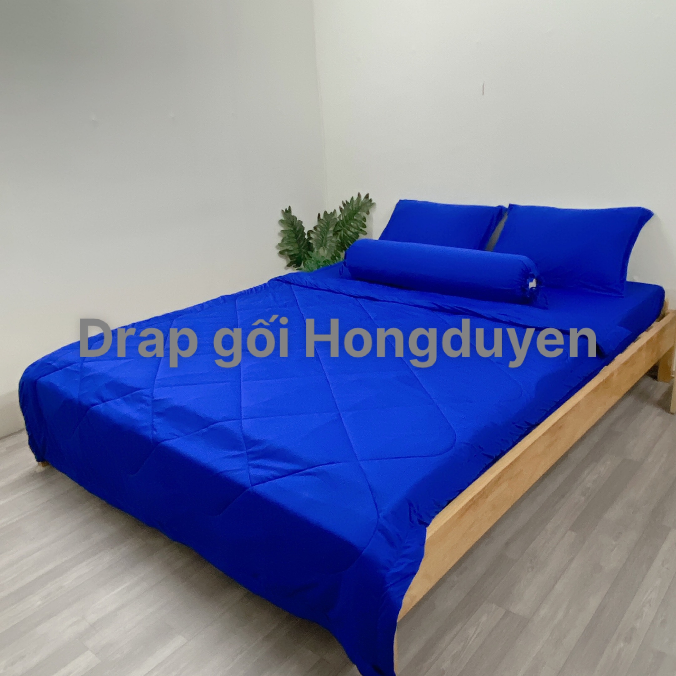 Bộ drap/ga/ra thun trơn màu xanh bích 1m6/1m8 ko mền/có mền . bộ drap thun. bộ ra thun. bộ grap thun. ga giường - drap giường - ra giường - grap giường.