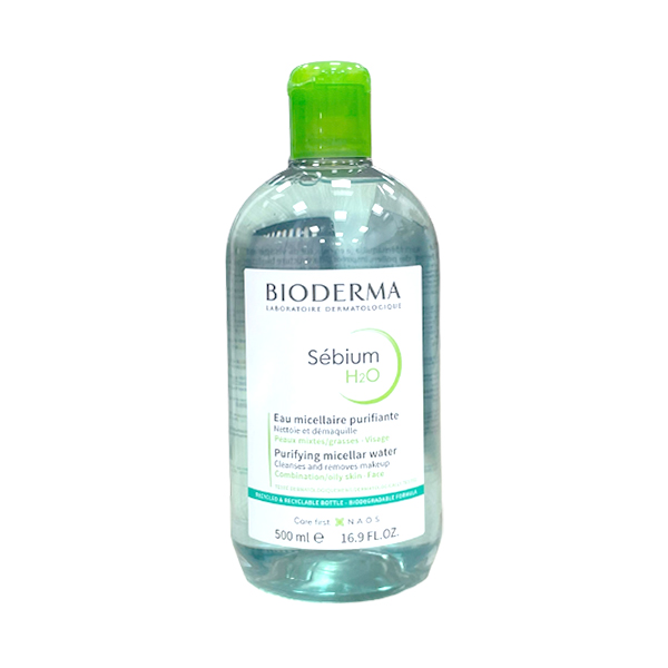 Tẩy trang dạng nước Bioderma xanh cho da dầu mụn 500ml-Happy House