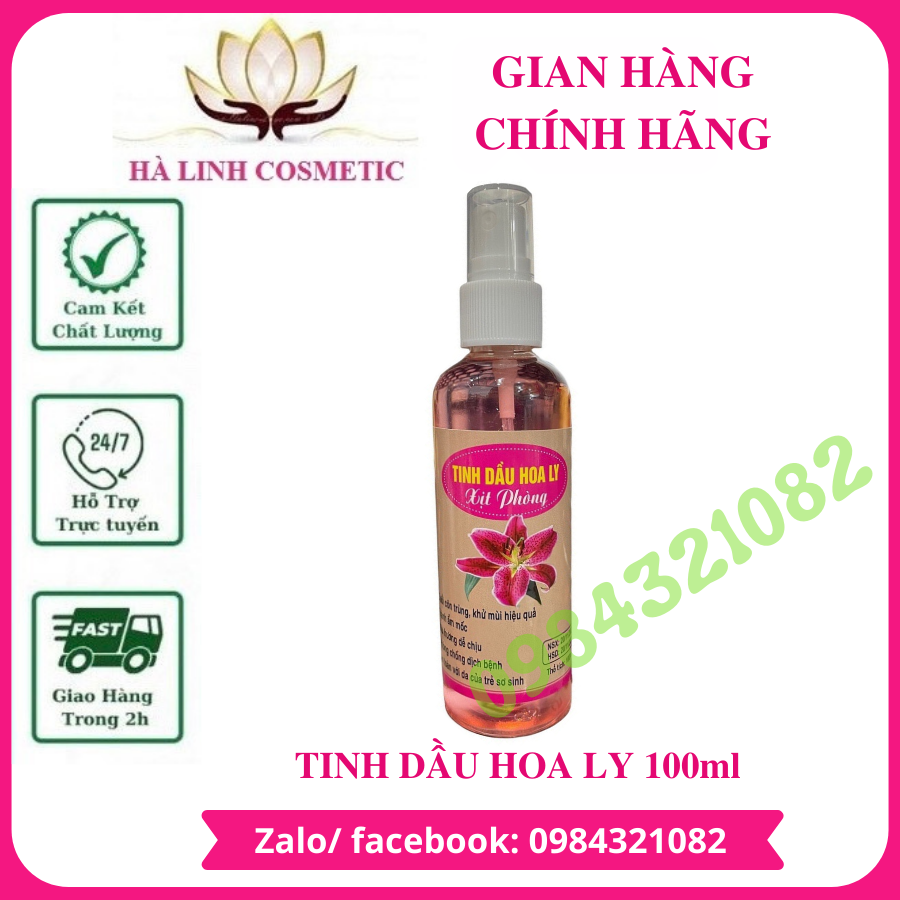 100ml Tinh dầu hương Hoa Ly xịt phòng thơm ngát hàng xịn